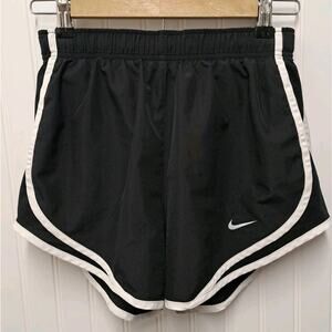 Nike Dri Fit Tempo Running Shorts Womens Small Black White Lined Active Athletic